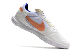 Zapatillas Streetgato Suela lisa Blanco Azul Claro.