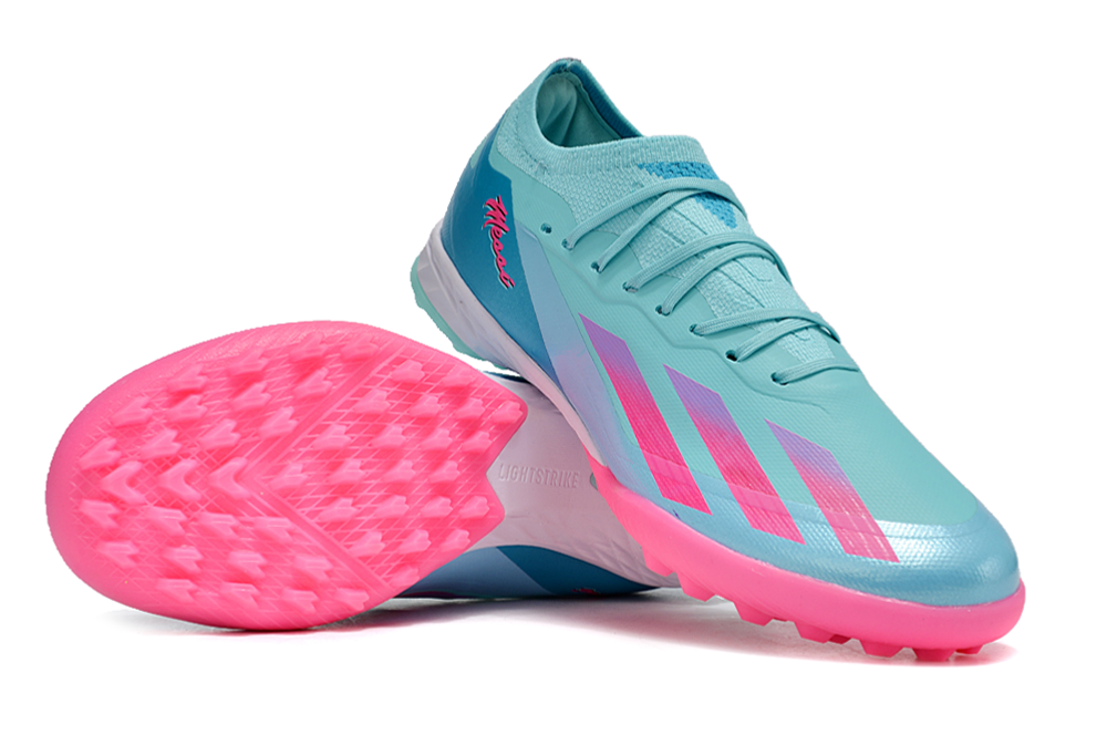 Zapatillas Speedportal Crazy Fast Azul Claro Suela Rosa