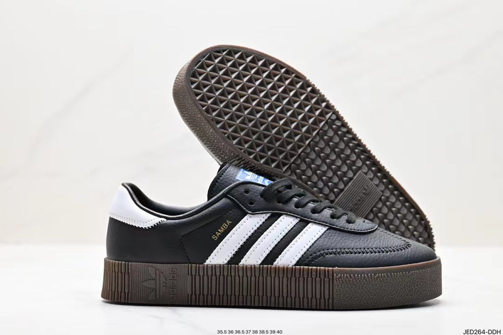 Tenis Samba Plataforma Negro.