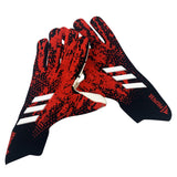 Guantes de portero Predator Mutator Negro Rojo.
