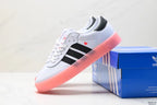 Tenis Samba Plataforma Blanco Rosa.