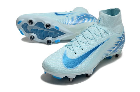 Guayos Air Zoom Azul Claro Bota Tache Aluminio.