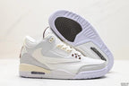 Tenis Jordan 3 Retro Travis Scott Blanco.