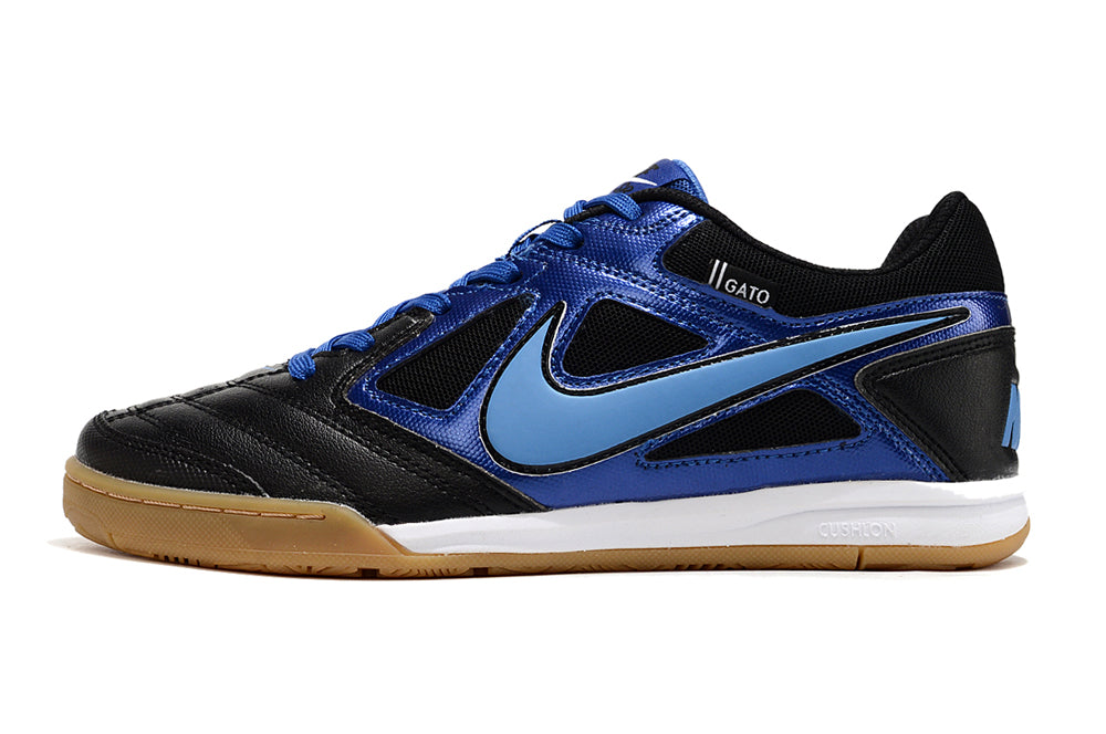 Zapatillas Gato Supreme Negro Azul Oscuro.