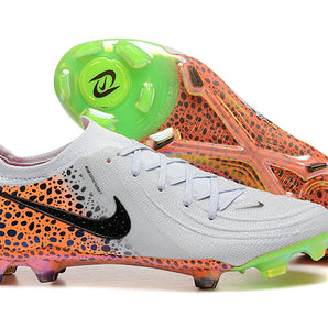 Nike Phantom Gx Blanco Naranja Leopardo Sin Bota.