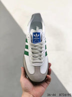 Tenis Samba Blanco Verde.