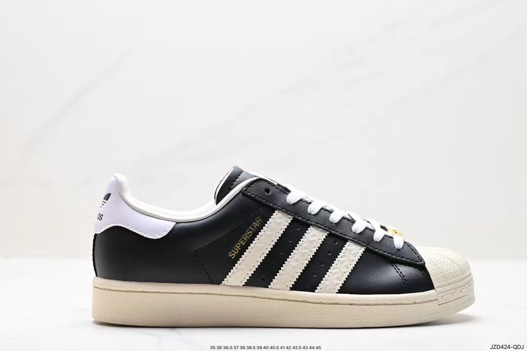 Tenis Adidas Superstar Blanco Suela Verde.