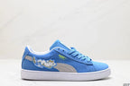 Tenis Suede XL Negro Azul Gris.