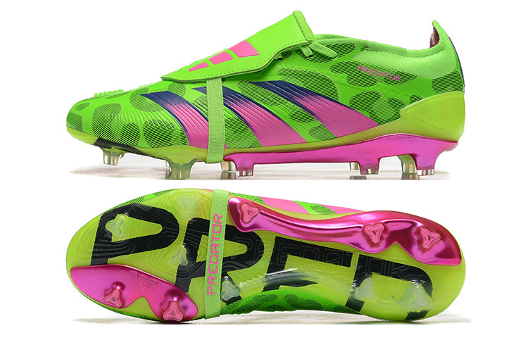 Guayos Predator Accuracy 30 Elite Verde Manchas Con Lengueta + Obsequio de medias Antideslizantes.