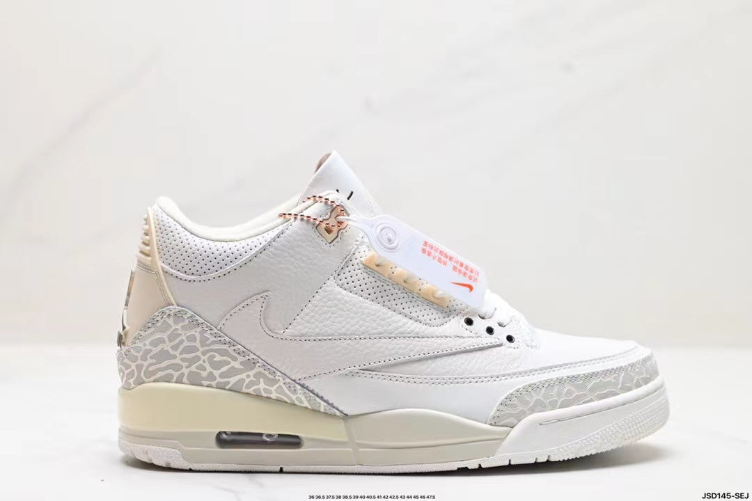 Tenis Jordan 3 Retro Travis Scott Blanco Veigs
