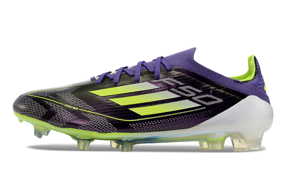 Guayos F50 Blanco Morado con Cordon.