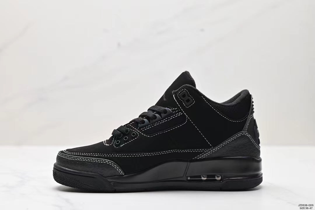 Tenis Jordan 3 Retro Travis Scott Negro.