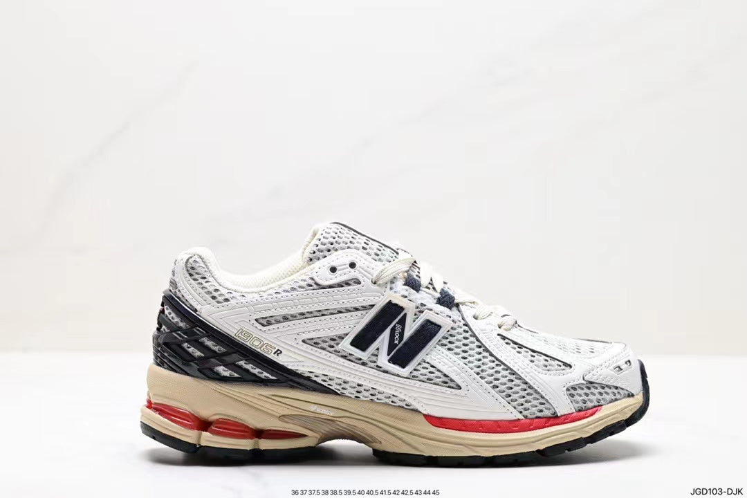 Tenis New Balance 1906 Blanco Rojo.