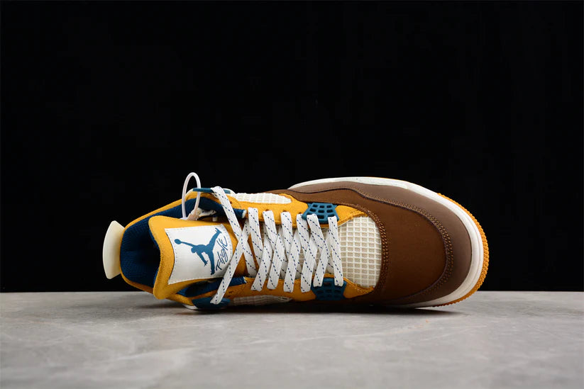 Tenis Jordan 4 Retro  Amarillo Cafe