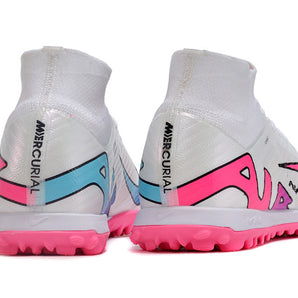Zapatillas Air Zoom Bota Azul Rosa.