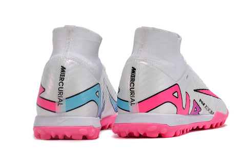 Zapatillas Air Zoom Bota Azul Rosa.