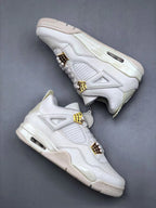 Tenis Jordan 4 Retro Blanco.