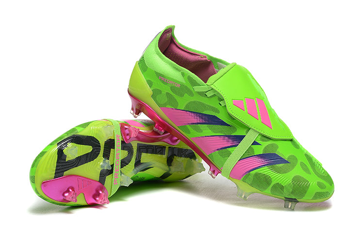 Guayos Predator Accuracy 30 Elite Verde Manchas Con Lengueta + Obsequio de medias Antideslizantes.