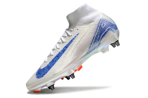 Guayos Air Zoom Blanco Azul Oscuro Bota Tache Aluminio.
