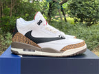 Tenis Jordan 3 Retro Travis Scott Blanco Cafe.