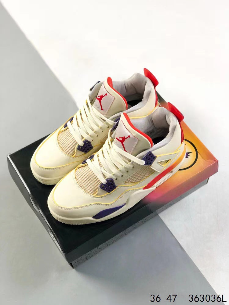 Tenis Jordan 4 Retro Blanco.