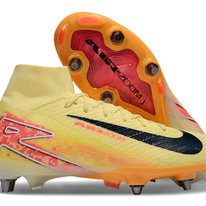 Guayos Air Zoom Naranja Bota Tache Aluminio.