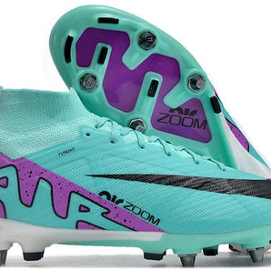 Guayos Air Zoom Azul Bota Tache Aluminio.