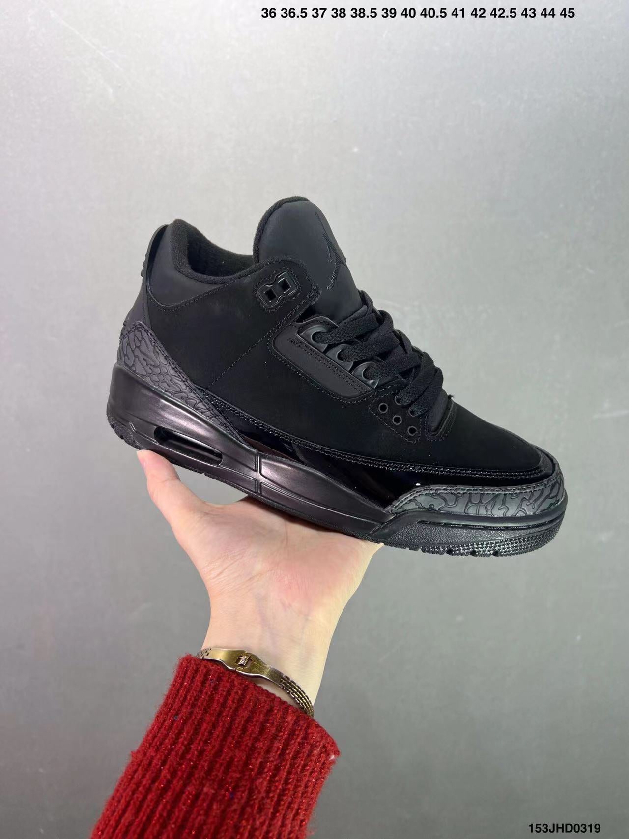 Tenis Jordan 3 Retro Negro.