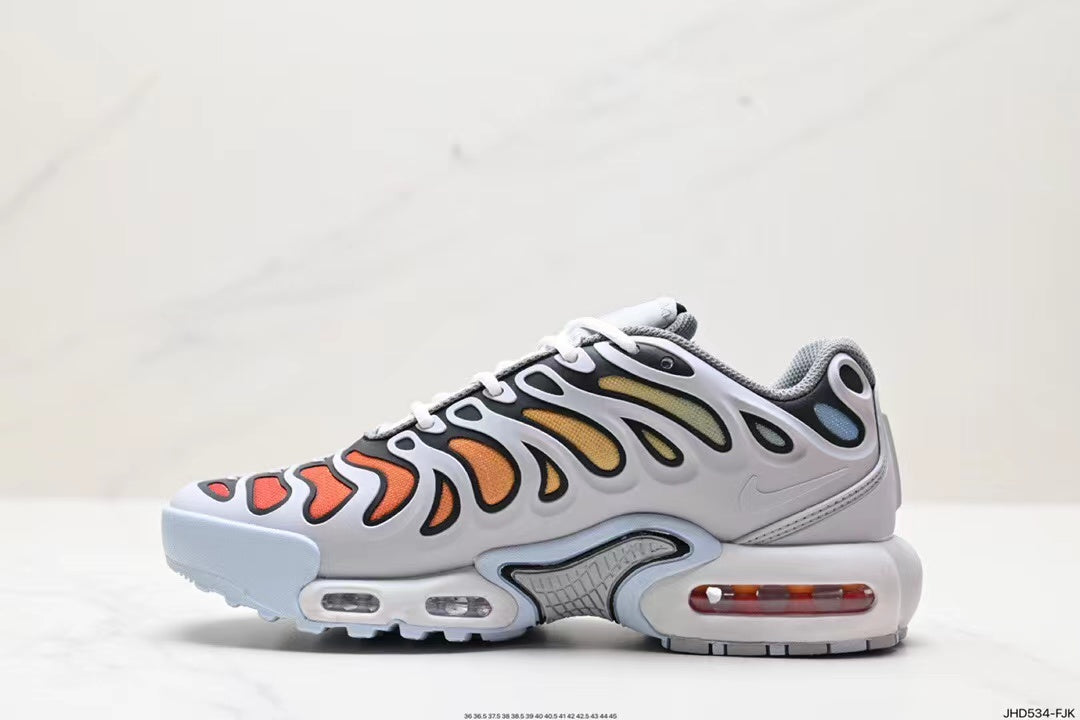 Tenis Air Max Plus Blanco Naranja