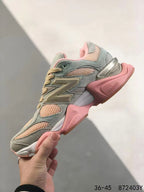 Tenis New Balanace 9060 Gris Rosa.