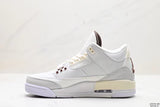 Tenis Jordan 3 Retro Travis Scott Blanco.